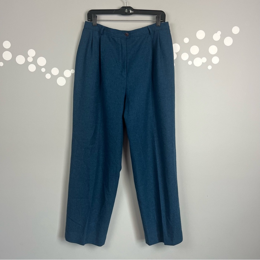 Vintage Pendelton Wool Trousers Size 16P High Waist Pants